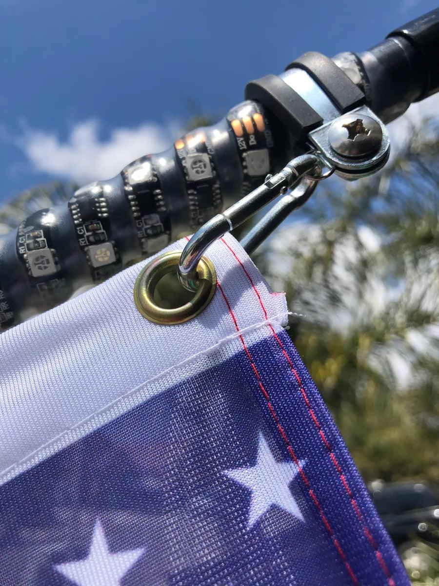 LED WHIP FLAG MOUNT - SINGLE WHIP - Mwhips