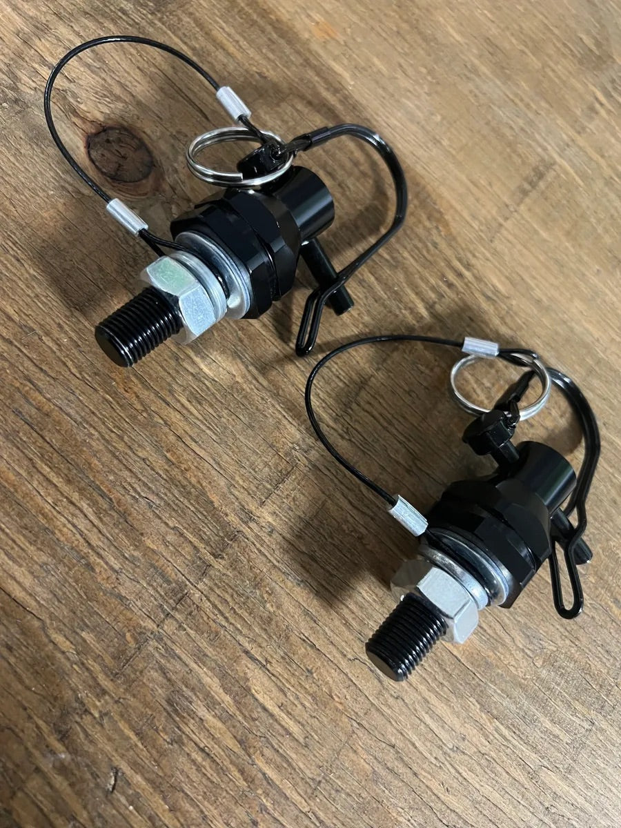 QUICK RELEASE PIN MOUNTS BLACK