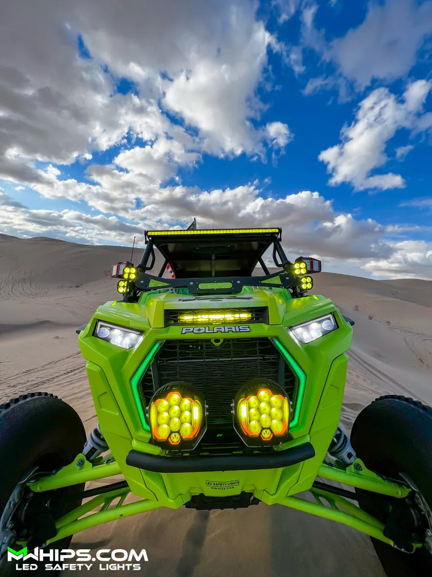 11" CREE LED LIGHT BAR - AMBER SPOT BEAM - Mwhips