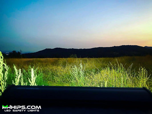 11" CREE LED LIGHT BAR - AMBER SPOT BEAM - Mwhips