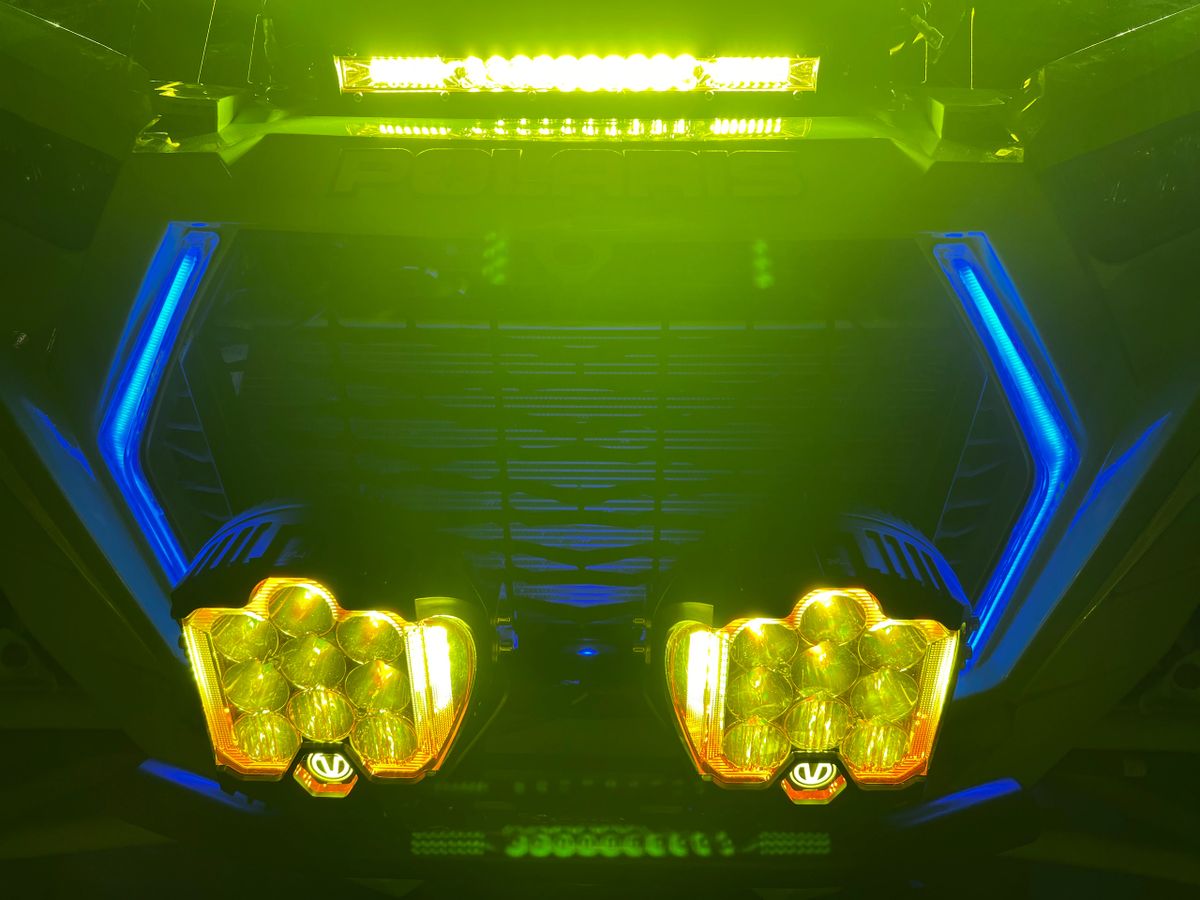 11" THIN MINI LED LIGHT BAR - (78 WATT) - AMBER - Mwhips