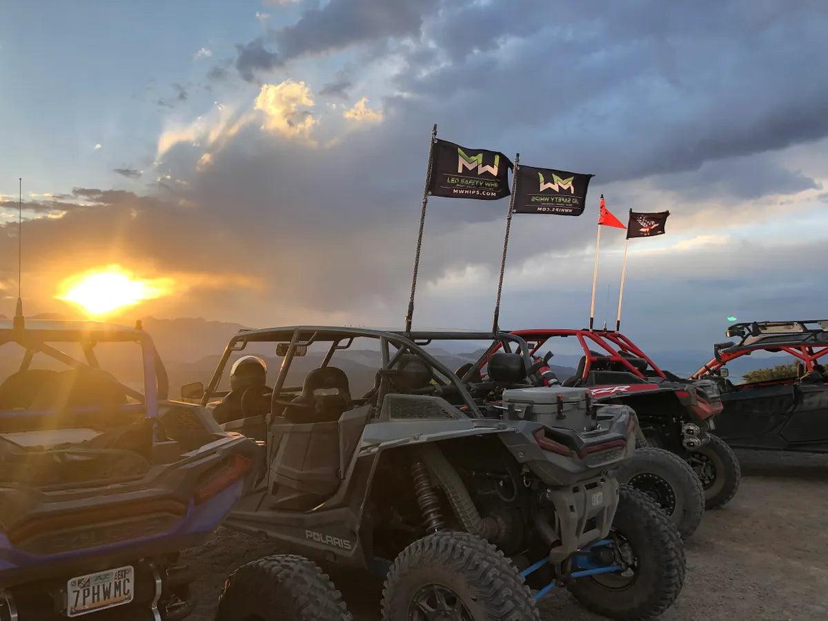 12"x18" M’WHIPS FLAGS - D1 - PAIR - Mwhips