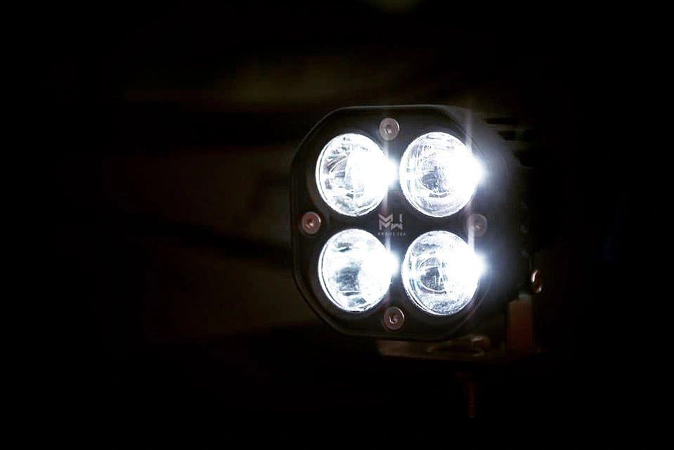 3" 40W 3400L WHITE SPOT - PAIR - Mwhips