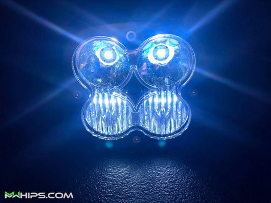 3" 40W 3400L WHITE SPOT/FLOOD - SINGLE - Mwhips