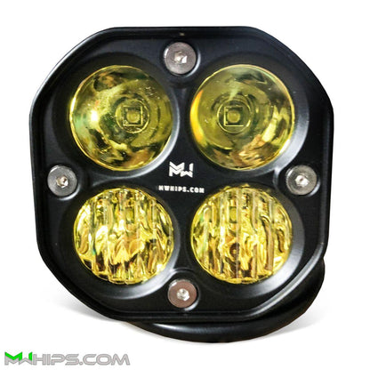 3" 40W 3400L YELLOW SPOT/FLOOD COMBO - PAIR - Mwhips