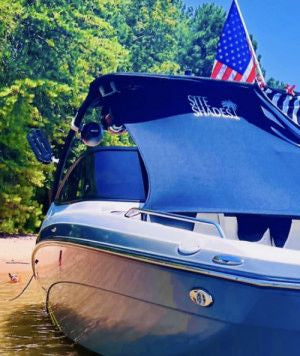 7ft X 5ft - SXS/Boat Shade - GREY/SILVER - Mwhips