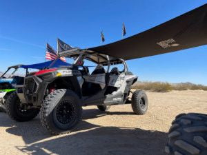 7ft X 5ft - SXS/Boat Shade - GREY/SILVER - Mwhips