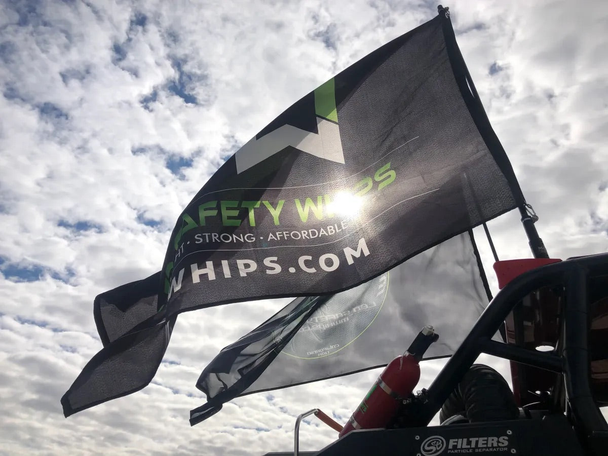 BUDGET FRIENDLY DAY WHIPS WITH MWHIPS FLAG