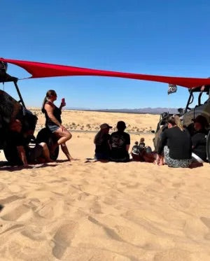 9ft X 5ft - SXS/Boat Shade - GREY/SILVER