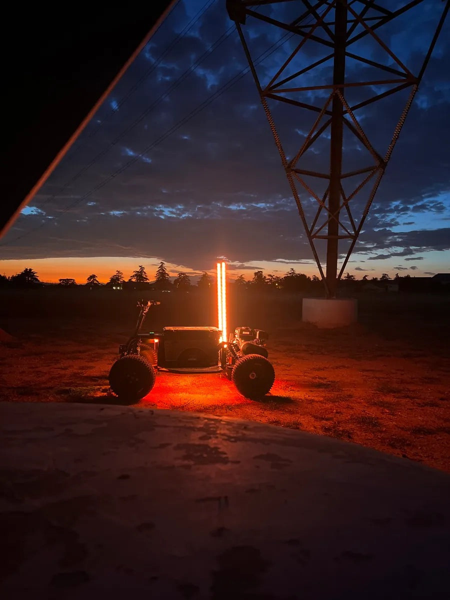 T2 COLOR CHANGING WHIPS - PAIR