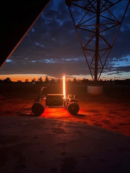 T2 COLOR CHANGING WHIPS - PAIR