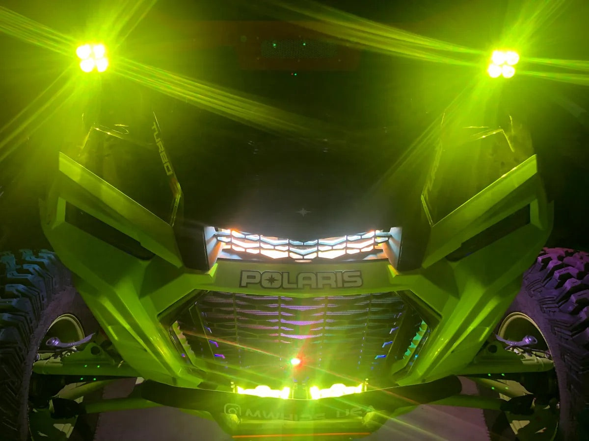 3" 40W 3400L YELLOW SPOT/FLOOD COMBO - PAIR