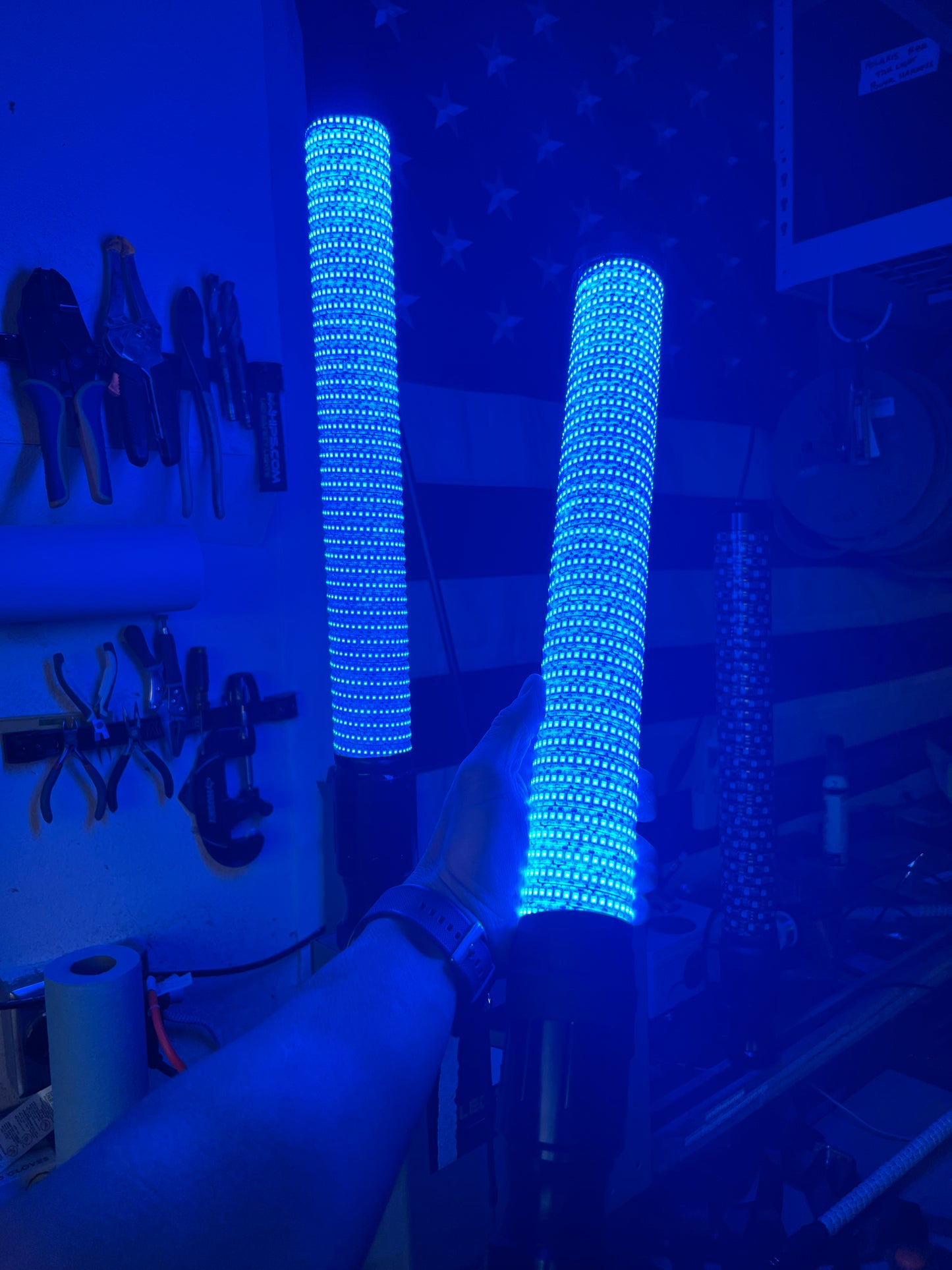 COLOR CHANGING DONKEY WHIP - Pair - Mwhips