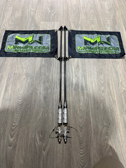 MURRAY LINE DAY WHIPS NO LEDS PAIR