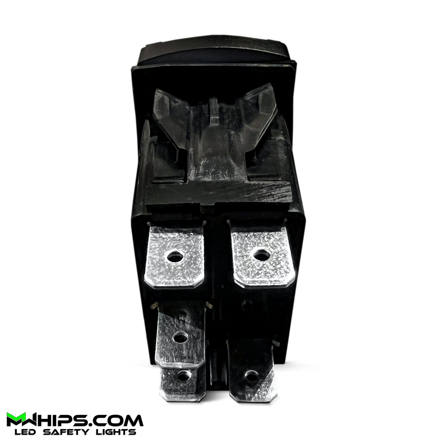 POD LIGHTS - DUAL BLUE LED, 5 PIN, 20A/12V ON/OFF ROCKER SWITCH - Mwhips