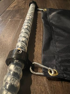 SWIVEL LED WHIP FLAG CLIPS - WHIP PAIR - Mwhips